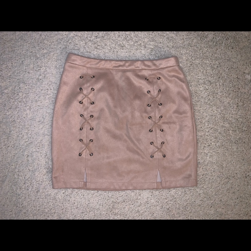 Stitch Detail Mini Skirt